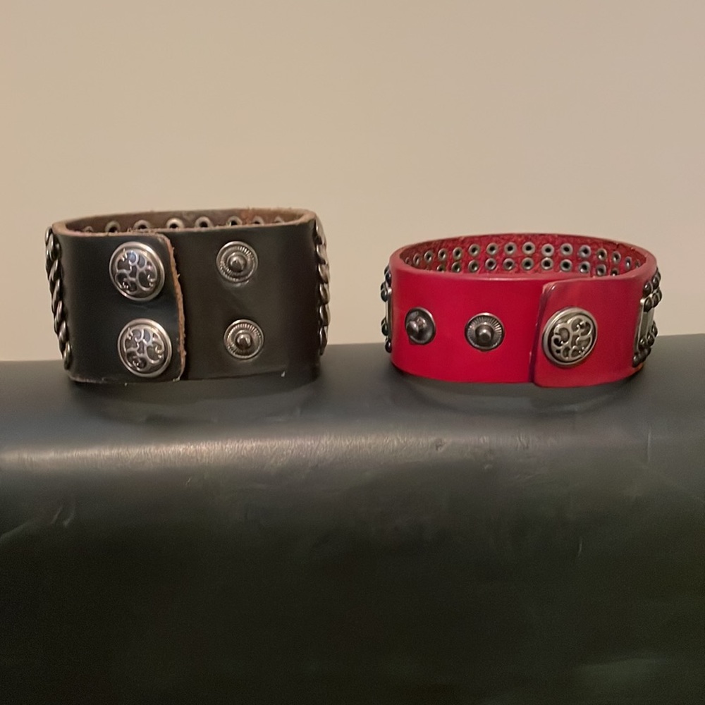 Leather Cuff Bracelets! - image 2